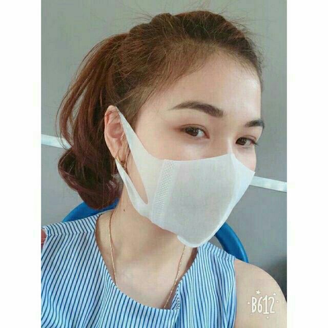 Hộp 100 cái Khẩu Trang Unicharm 3D Mask Nhật Bản Super Fit Ngăn Khói Bụi