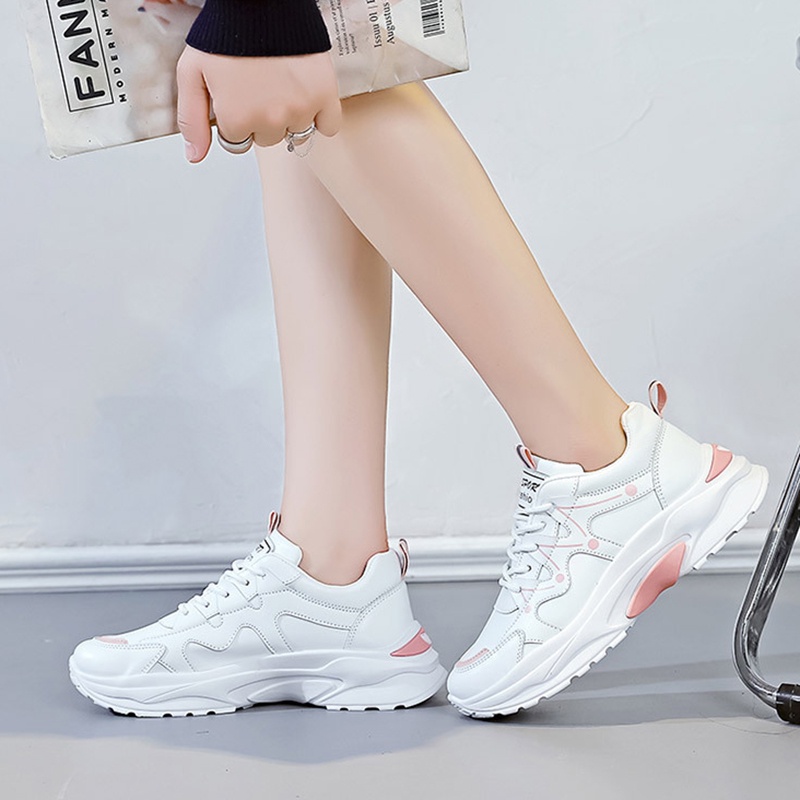 Giày thể thao IELGY đế dày thoáng khí phong cách Hàn Quốc thời trang năng động cho nữ