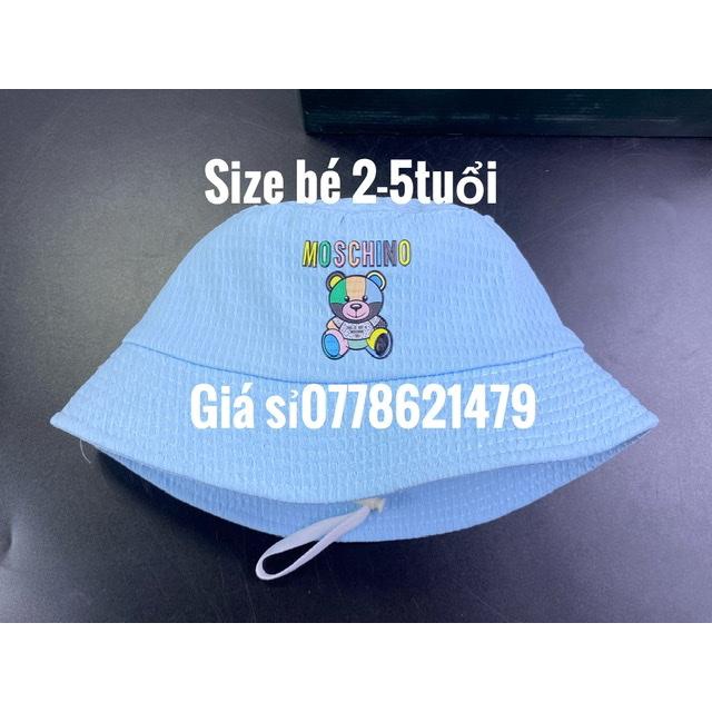 nón vành bucket cho bé 2 tuổi đến 5 tuổi - mũ bo gấu miken co trẻ em cực xinh
