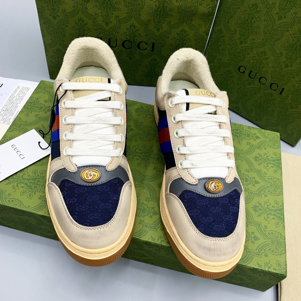 Giày thể thao ☀ FULL BOX BILL GIẤY GÓI ☀ Giày sneaker Gucci Sơn Tùng Like Authetic Da Lộn 11 On Web fullbox phụ kiện túi