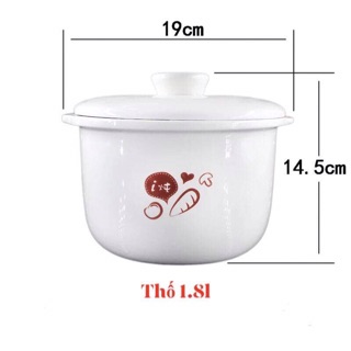 Thố hầm cách thuỷ Bear 0.5l
