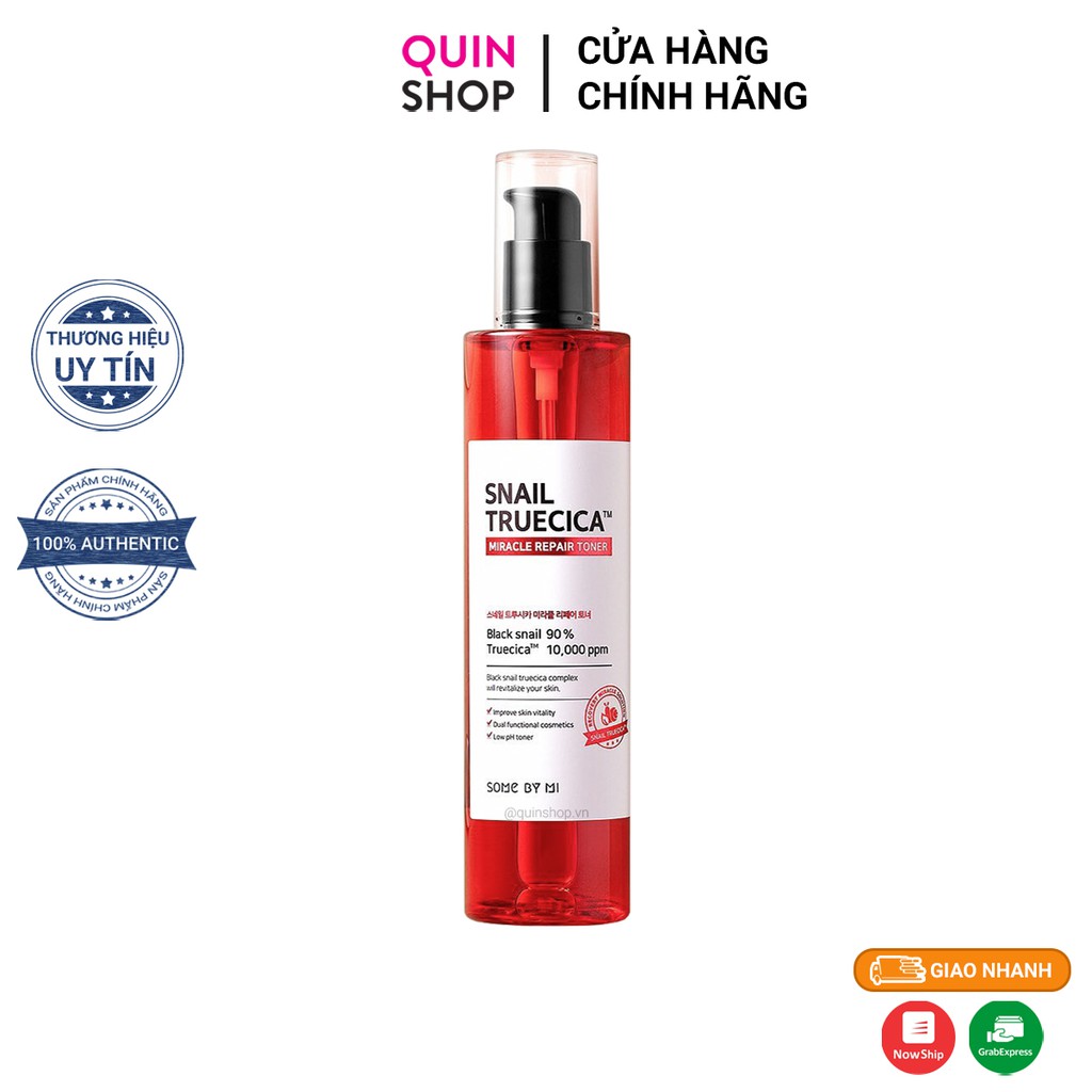 Nước Hoa Hồng Làm Dịu Da Some By Mi Snail Truecica Miracle Repair Toner