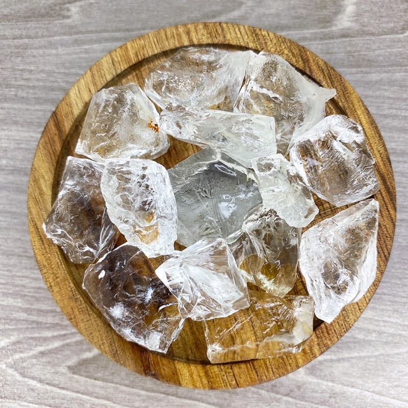 100GR Đá Thô Thach Anh Trắng