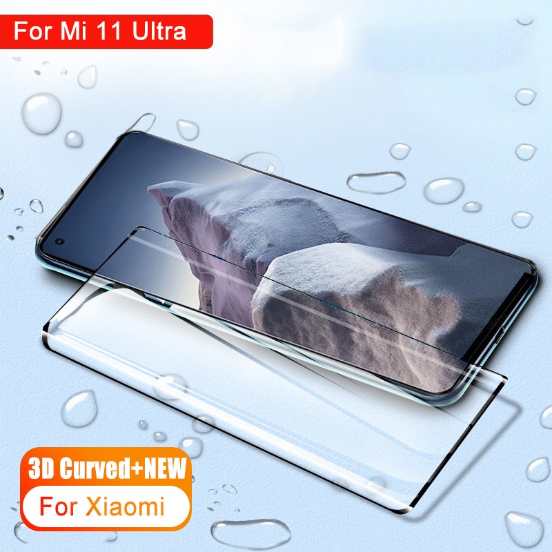 Kính Cường Lực Bảo Vệ Màn Hình Cong Toàn Diện Cho Xiaomi Mi 11 Ultra Xiaomi Mi 11 Pro 11Pro 11Ultra