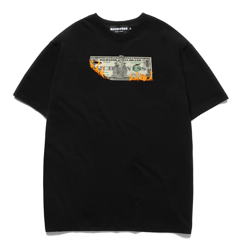 Áo Thun Unisex Richness Dollar 100% COTTON - Local Brand Chính Hãng