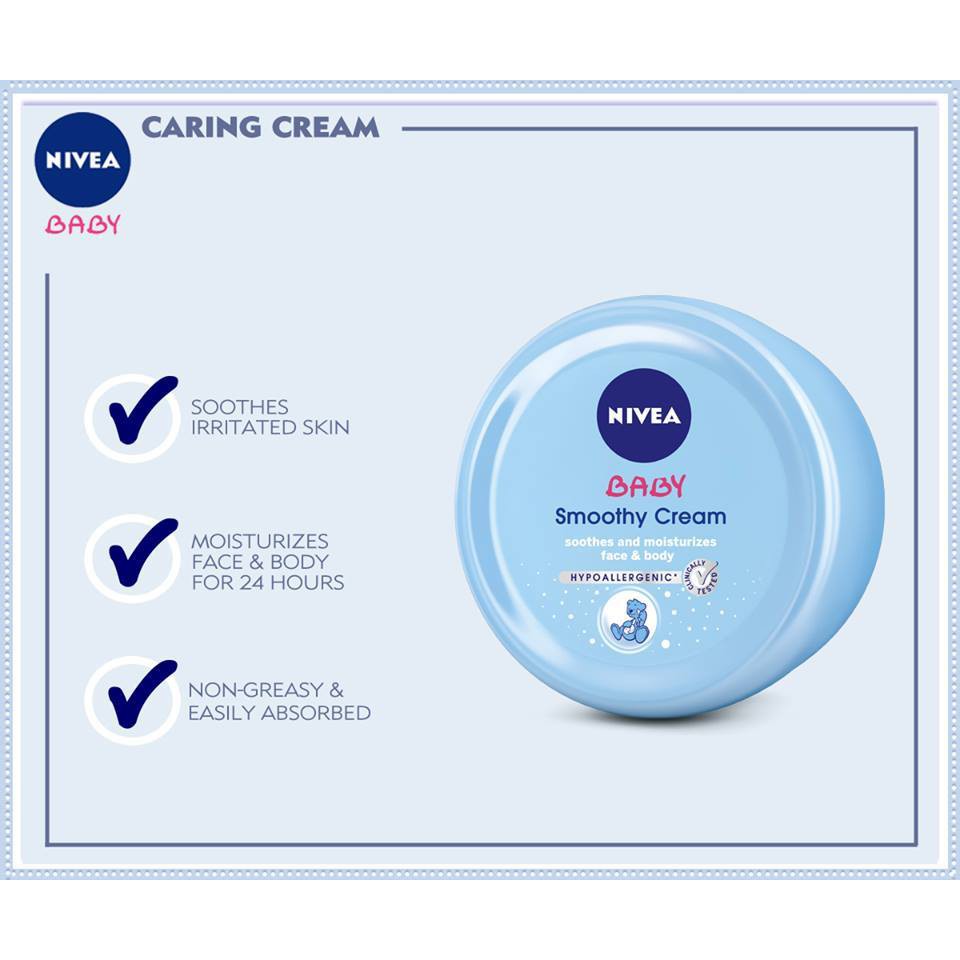 Kem Dưỡng Da Cho Bé NIVEA Baby Soft – Nội địa Đức 200ML