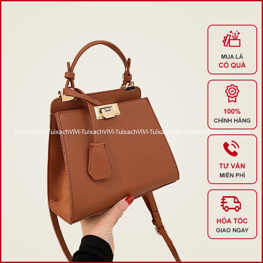Túi Đeo Chéo Cầm Tay Dáng Hộp ViVi - Nhìn Chanh Xả Đi Chơi ĐI Tiệc Đều Hợp Mix Được Nhiều Đồ [Clip & Ảnh thật]