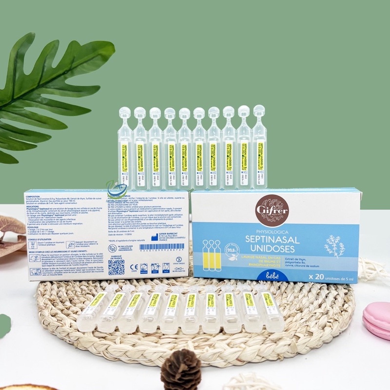 Fysoline - Nước muối sinh lý Pháp - Vệ sinh mắt, mũi, miệng cho bé