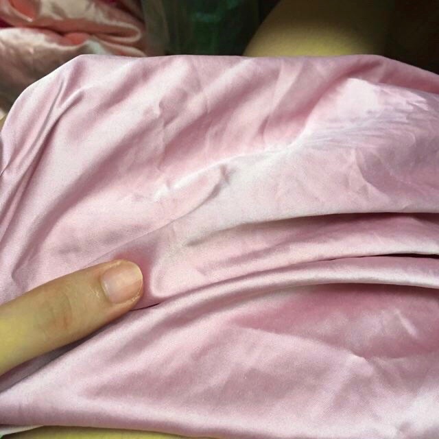Vải phi lụa màu hồng da khổ 1,5m của Vải rẻ HB shop