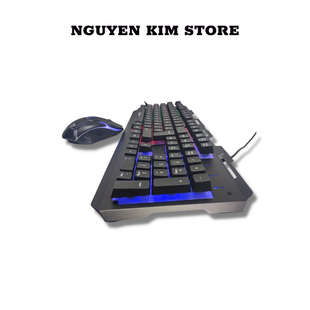 Bộ Combo Bàn Phím Chuột Gamming J10 Có Dây Có Đèn Nền Led | Bảo Hành12 Tháng Toàn Quốc