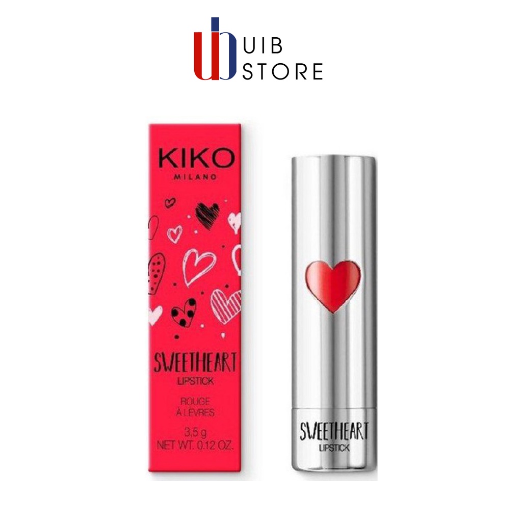 Son Kiko SweetHeart Lipstick Limited - Màu 04 First Red