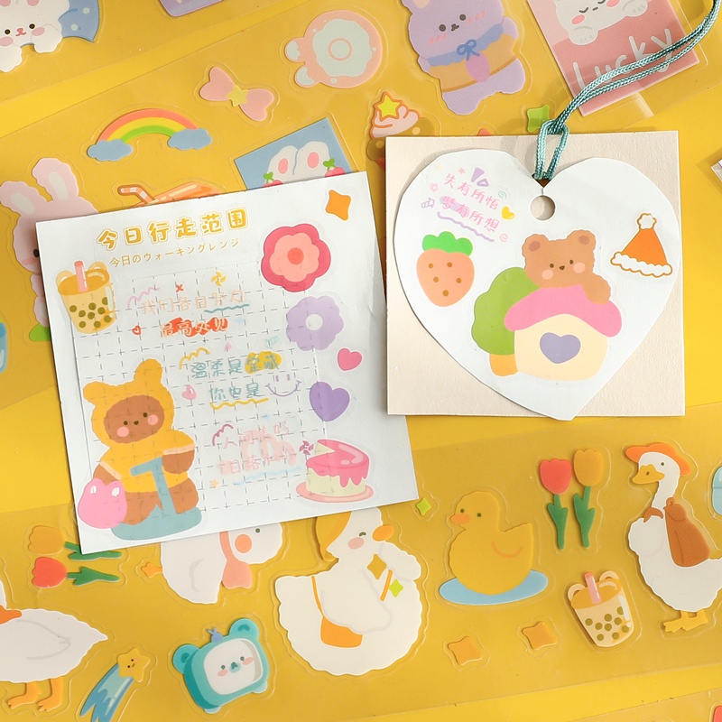 Flowertree 1 Sticker Dán Trang Trí Sổ Lưu Niệm