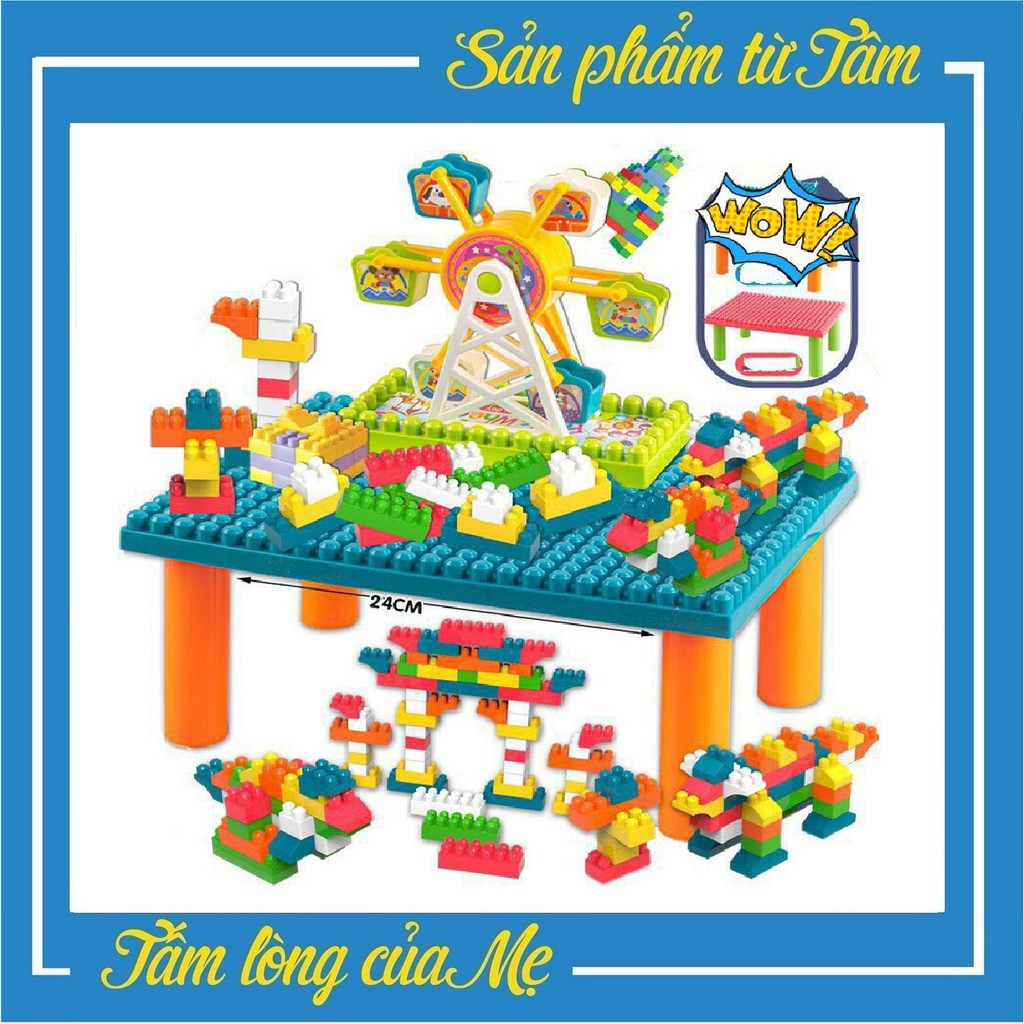 Bàn Lắp Ghép Đu Quay Mini 29/26pcs Cho Bé Thỏa Sức Sáng Tạo