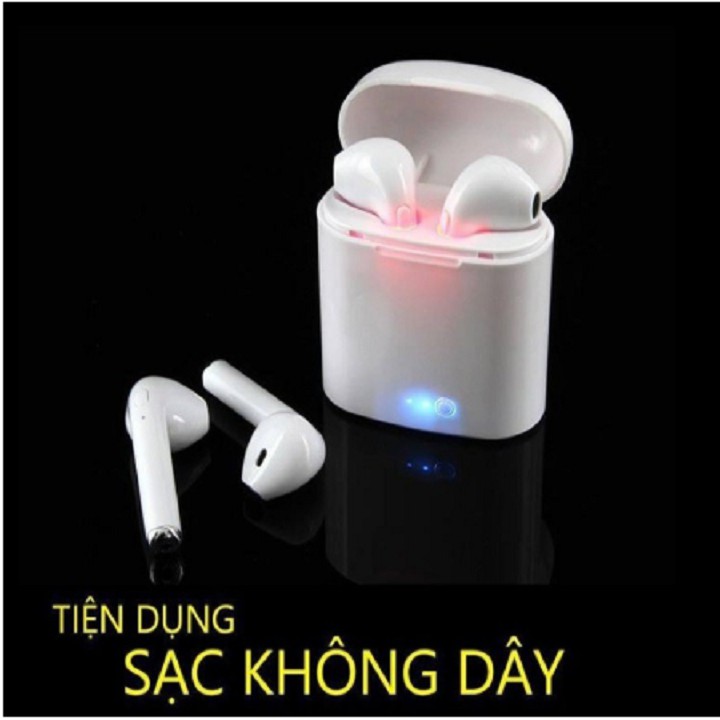 Tai Nghe Bluetooth, Tai Nghe Không Dây I7s Tws Tai Nghe Kèm Hộp Sạc Âm Thanh Cực Đỉnh