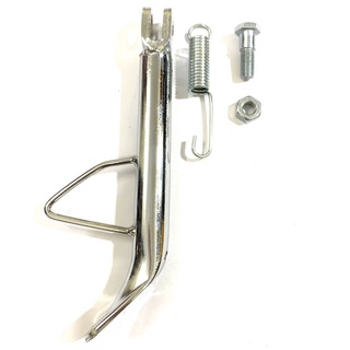 Chân chống nghiêng inox đặc 304 gắn cho các dòng xe dream, wave, wave nhỏ, vario, exciter, winner
