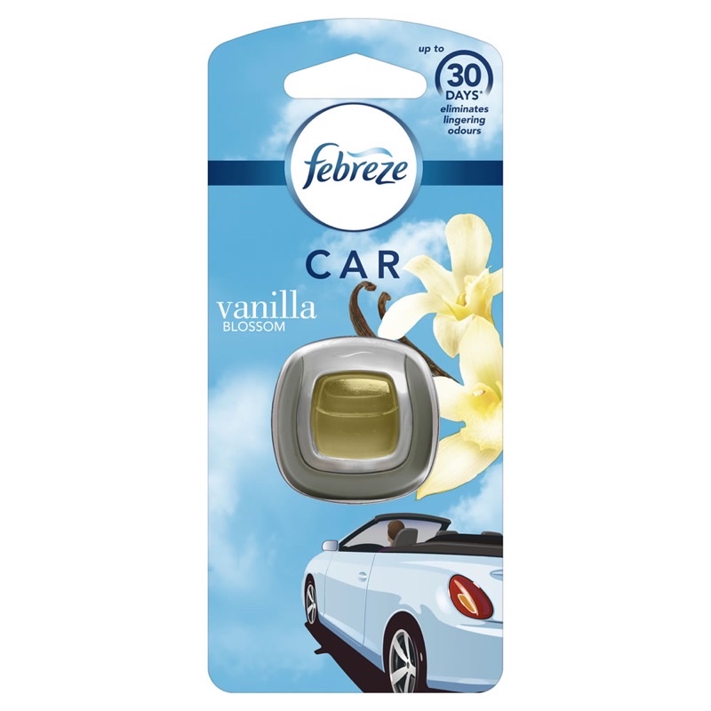 Nước hoa ô tô Febreze Car Air Freshener kẹp cửa gió điều hoà