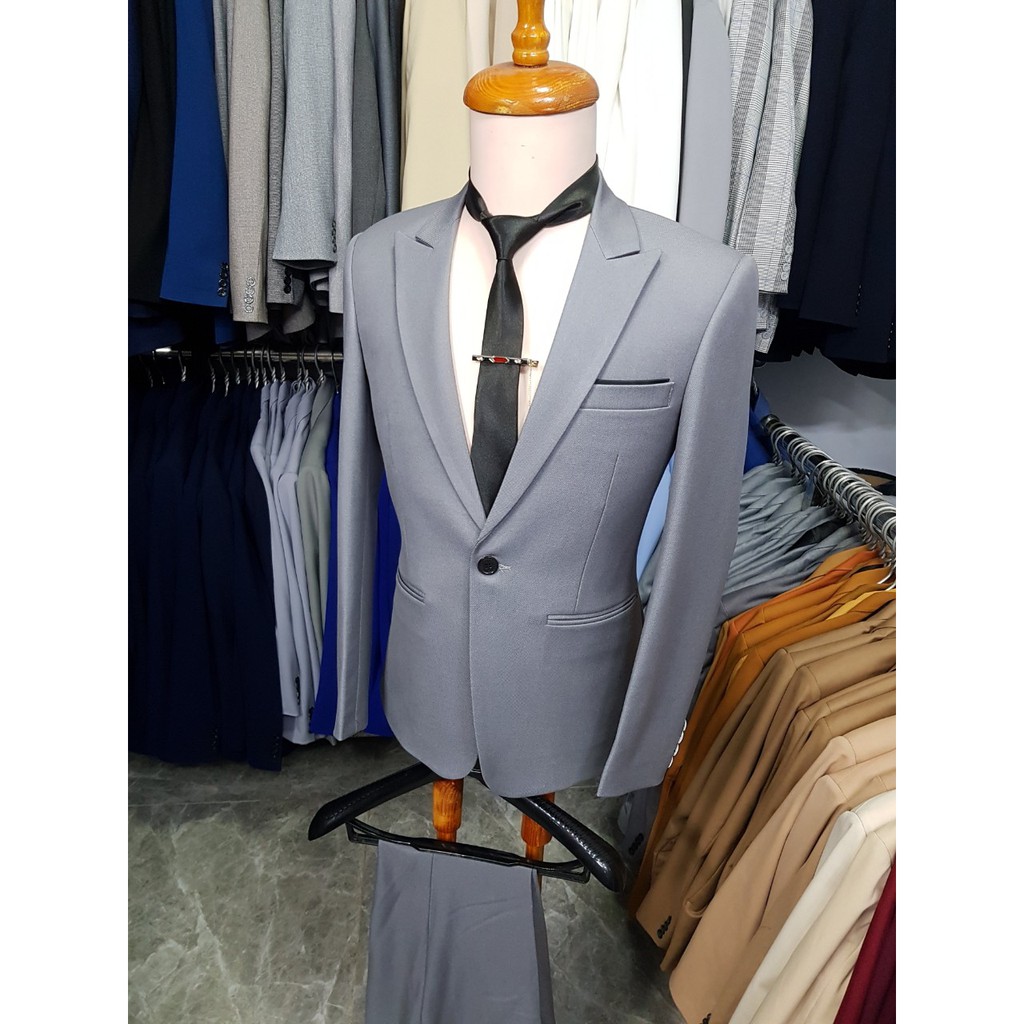 Bộ xám ghi chất liệu vải bố cao cấp dày mịn