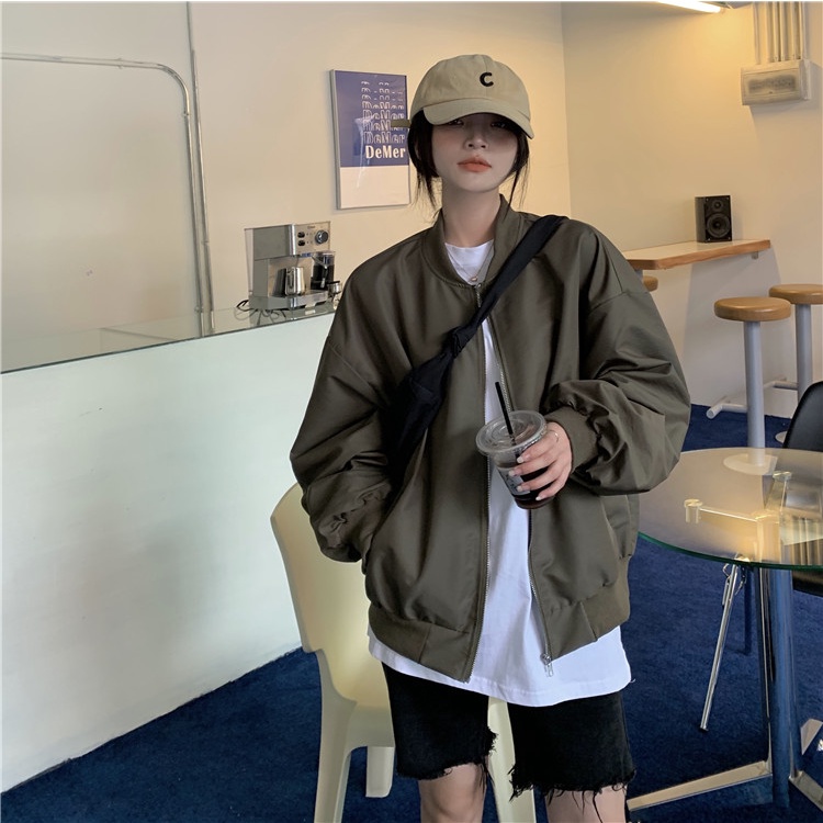 Áo Khoác Bomber Dày Dặn Basic UNISEX Cho Nam Nữ