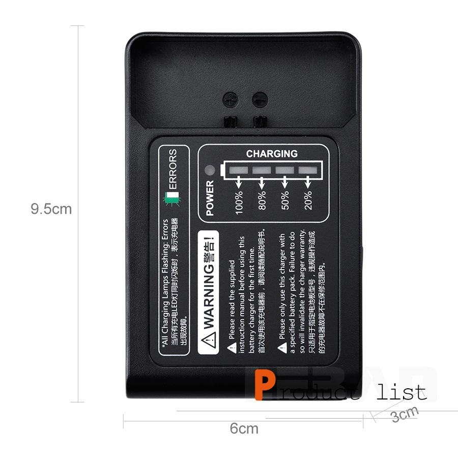 Sạc pin cho đèn flash V860 - VC18