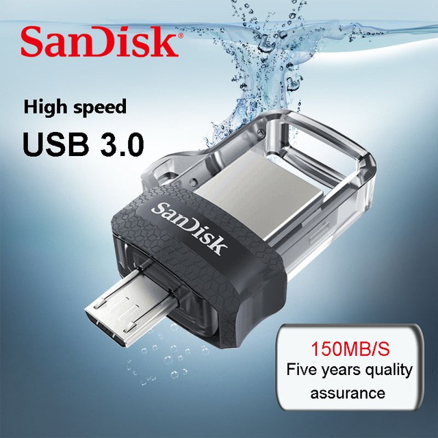 Ổ Cứng Sandisk Otg 64gb M3.0 Usb 3.0 Ultra Dual Usb Drive - Sdd3 64gb Ori Sandisk