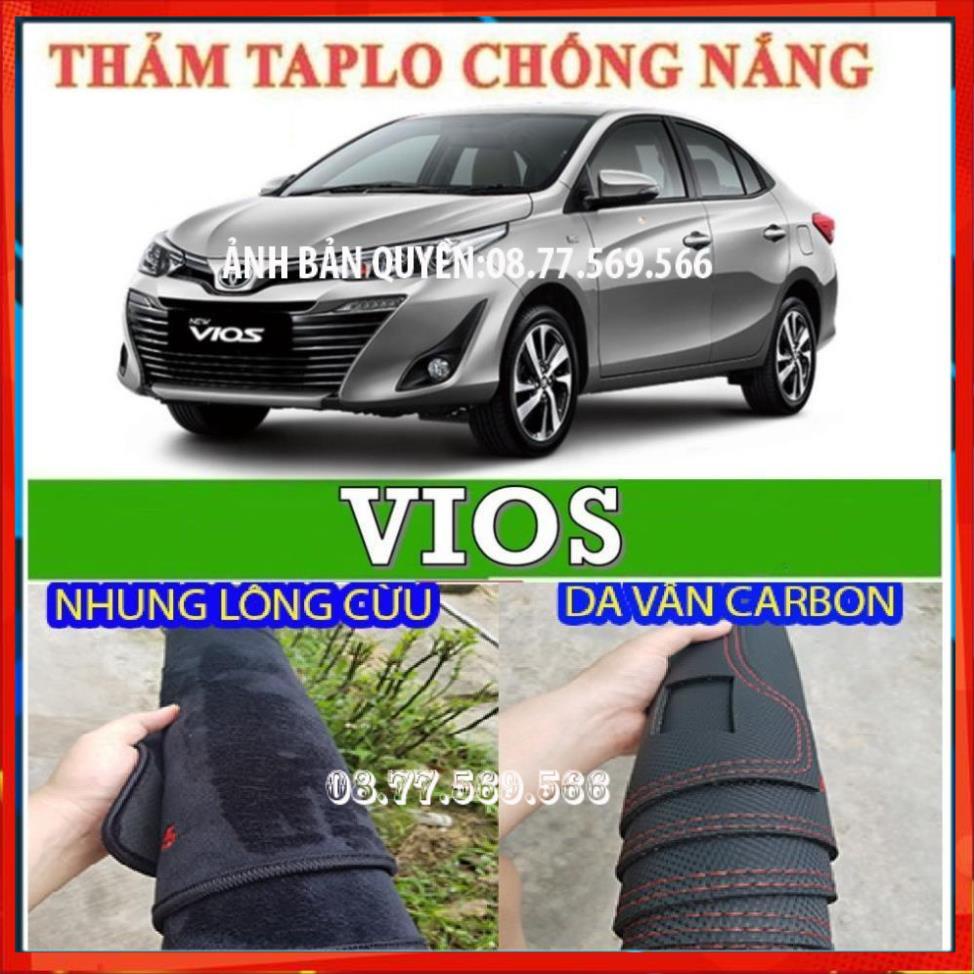 THAM TAPLO GỖ TOYOTA VIOS DA VÂN GỖ DA CARBON NHUNG LÔNG CỪU 3 LỚP CÓ CHỐNG TRƯỢT THẢM PHỦ LÓT CHE NẮNG TAPLO