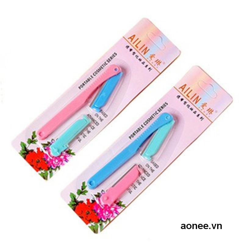 ✨✨Bộ dao cạo lông mày tiện dụng 2 lưỡi T2