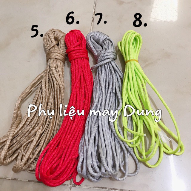 [Betru123] Dây dù Paracord làm cho vòng tay, dây bảng 4mm 8 2