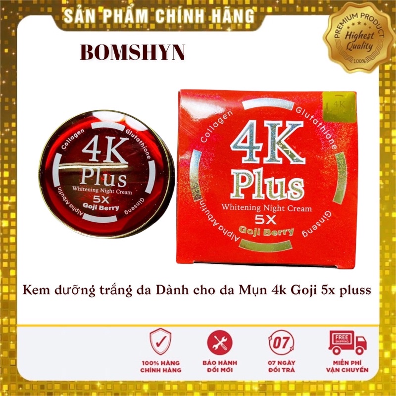 Kem 4k Plus Goji Bery DÀNH CHO DA MỤN