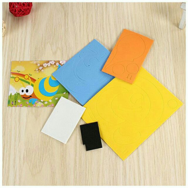 Tranh dán xốp khổ cho bé