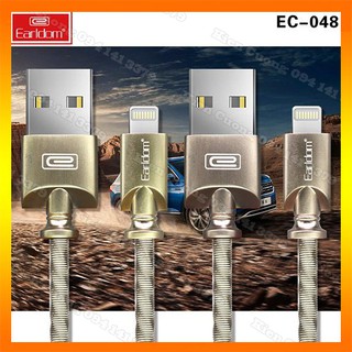 Dây cáp sạc dài 1m earldom ec - 048, cáp sạc nhanh 2.4a