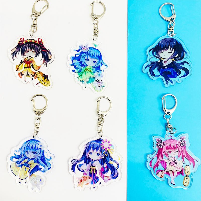 (Nhiều mẫu) Móc khóa DATE A LIVE ver YUKATA Mica trong acrylic