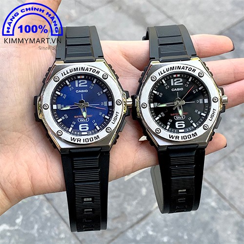 Đồng hồ Casio Nam - Dây nhựa MWA-100H-1A - Hàng chính hãng