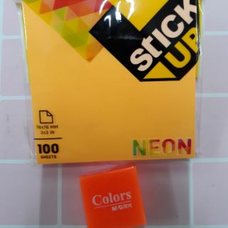 Giấy note dạ quang deli 3×3