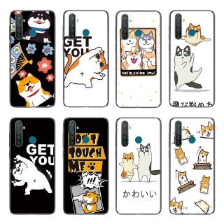 Ốp điện thoại TPU mềm chống sốc in hình mèo hoạt hình cho OPPO Realme 5i / Realme 5S / Realme 5 Pro / Realme Q