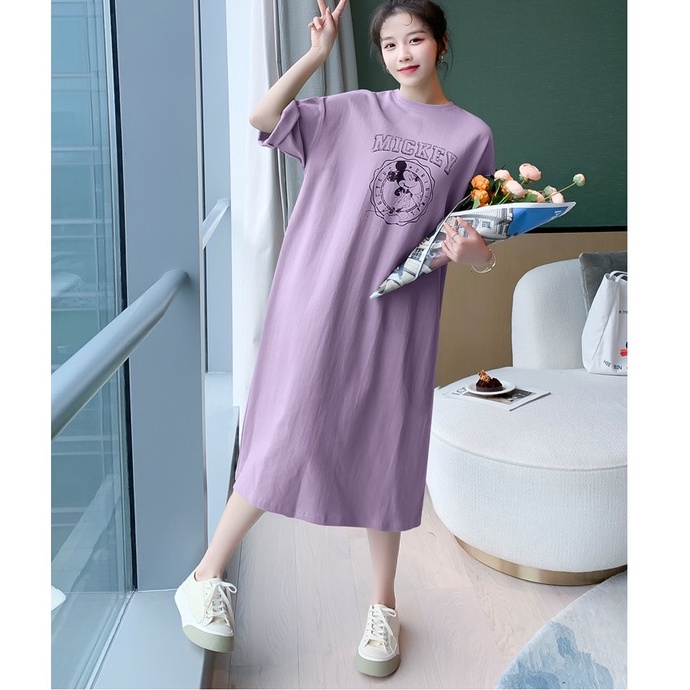 Đầm Váy Bộ Quần Áo Thiết Kế Công Sở Vải Poly Đi Chơi Làm Dạo Biển Ở Nhà Cho Mẹ Đang Bầu Sau Sinh Dáng Rộng Thoáng Mát