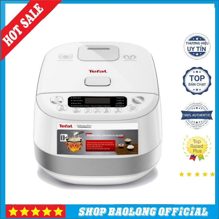 Nồi Cơm Điện Tử Cao Tần Tefal RK808168 1.5L 1200W