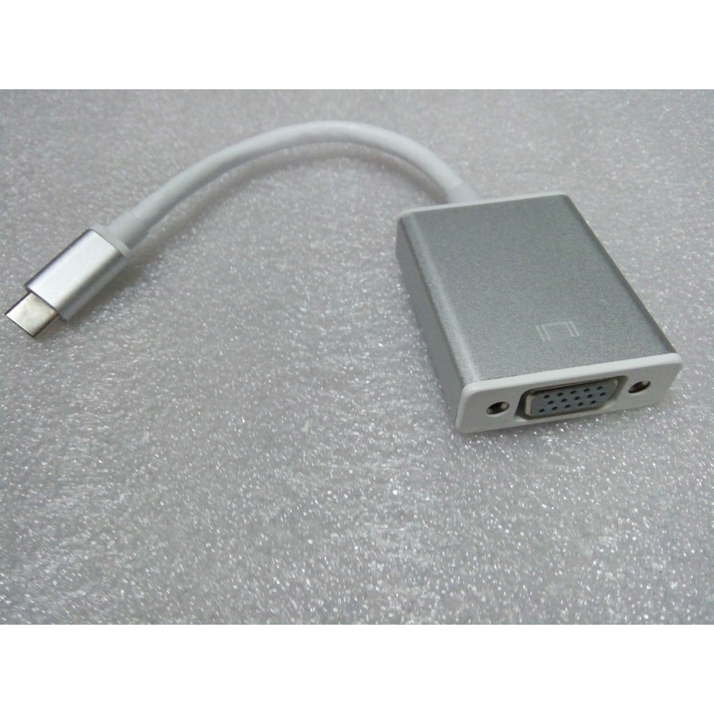 Cáp chuyển tín hiệu Usb Type-c ra VGA, Type-C to VGA - FullHD