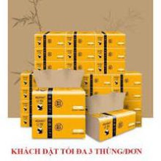 Combo 2 bịch giấy ăn gấu trúc siêu dai sipiao 600 tờ