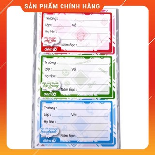 [Chính Hãng] Nhãn vở Điểm 10 TP-NBL01 4 xấp (3 cái/xấp)