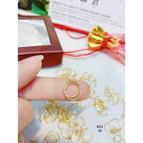BÔNG TAI VÀNG- VÒNG TÀU VÀNG NHỎ CHO NAM NỮ TRẺ EM