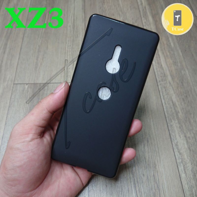 Ốp đẻo đen lưng nhám chống vân tay - Sony Xperia 1/Xperia 1 Mark II/Xperia 5/Xperia 5 Mark II/XZ3/Xperia 10 Mark II