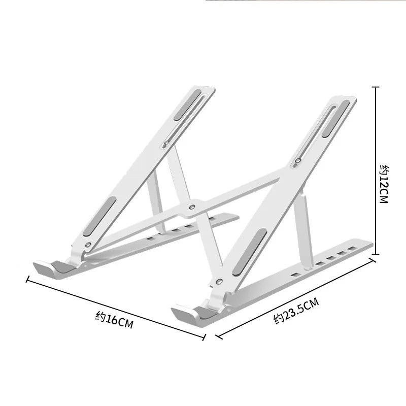 GIÁ ĐỠ ĐẾ TẢN NHIỆT LAPTOP MÁY TÍNH BẢNG BẰNG NHÔM VÀ NHỰA  ABS CAO CẤP CÓ THỂ ĐIỀU CHỈNH ĐỘ CAO KHI LÀM  VIỆC