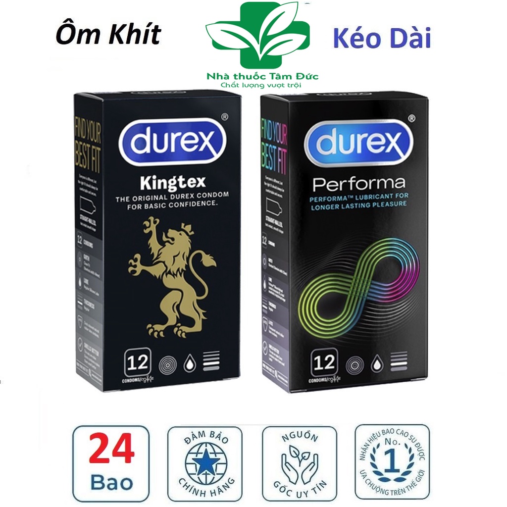 Bao cao su Durex Kingtex