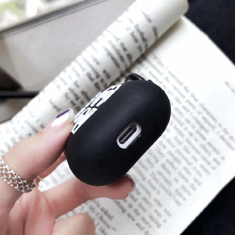 Vỏ bảo vệ hộp sạc tai nghe Apple Airpods 2 Bluetooth không dây họa tiết bóng rổ Jordan 23