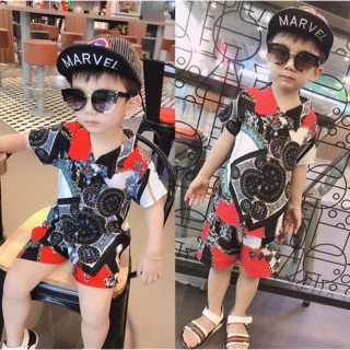 Bộ lanh lụa bé trai