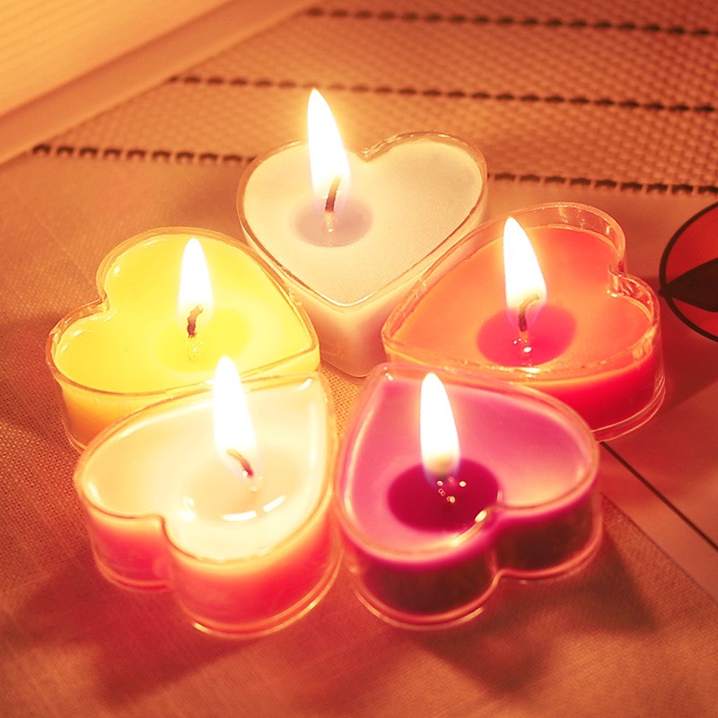 Nến thơm hương dịu nhẹ Tealight mini decor trang trí, đốt đèn xông tinh dầu, ấm trà
