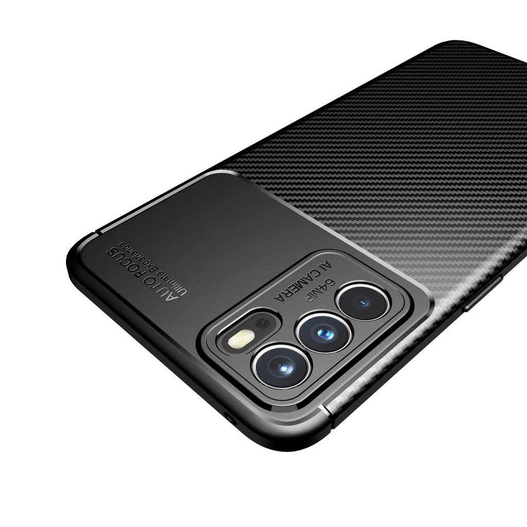 Ốp lưng Oppo Reno 6 5G vân Rằn Ri hiệu Auto Focus chống sốc chống mồ hôi bám bẩn