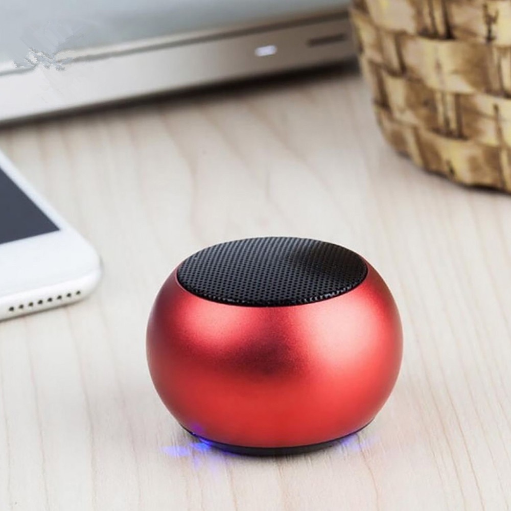 Loa Bluetooth Mini Siêu Nhỏ M3 Siêu Trầm Hình Tròn Hi Fi Giảm Tiếng Ồn Thiết Kế Nhỏ Gọn Chỉ Bằng Vài Ngón Tay