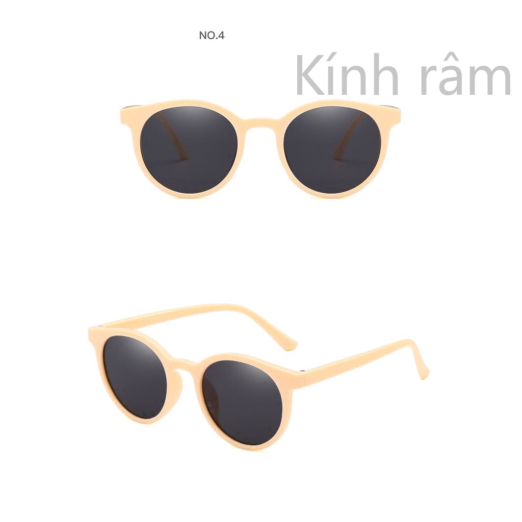 Kính mát tròng trong suốt phong cách Hàn Quốc thời trang