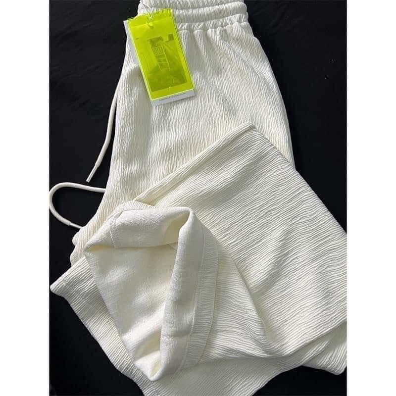 Quần Ống Xuông Culottes Lưng Cao Lụa Xốp Loại 1